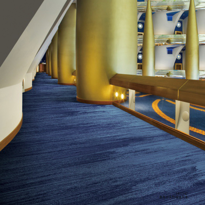 Hotel Lobby Carpet Decoration Woven Axminster Carpet Fire Retardant