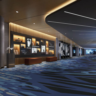 Wall To Wall Ballroom Woven Axminster Carpet Banquet Hall Wool Nylon Carpet