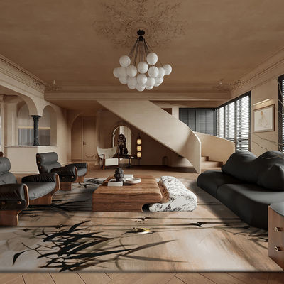 Home Full Carpet Nylon Printed Carpet Tufted Technics