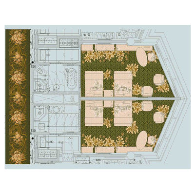 Nordic Carpet Axminster Wool And Nylon Luxury Hospitality Carpet  For Hotel