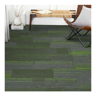 Modern Nylon Commercial Office Carpet Tiles With PVC Backing Printed