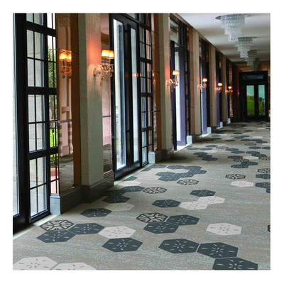Hotel Hallway And Room Hospitality Axminster Woven Carpet With CRI