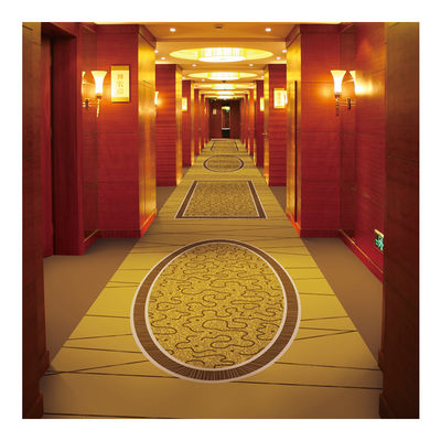 Corridor Carpet Nylon Printed Carpet Custom Design Stain Resistant