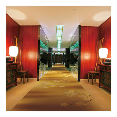 Corridor Carpet Nylon Printed Carpet Custom Design Stain Resistant