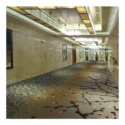 Corridor Carpet Nylon Printed Carpet Custom Design Stain Resistant